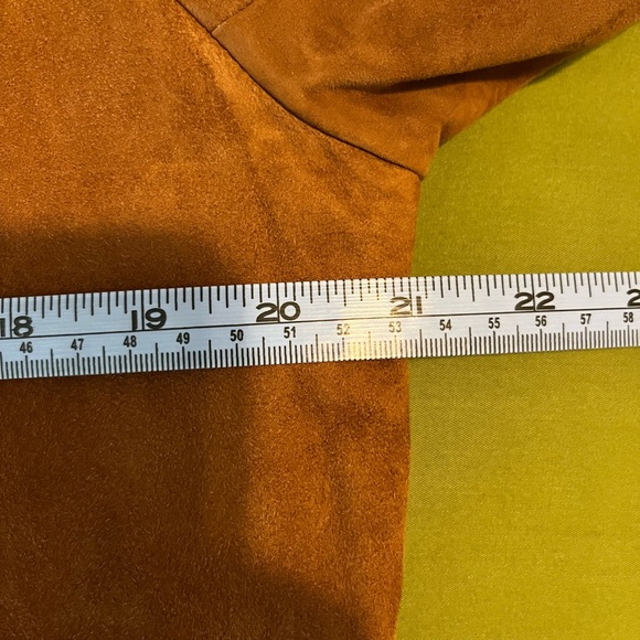 Real Suede Zip-up Bomber Jacket from Slate & Stone! Size Medium - Picture 4 of 8